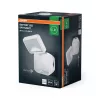 LED reflektor, elemes reflektor, 4W, 260lm, 4000K, IP54, fehér, mozgás- és alkonyérzékelős spotlámpával, Osram