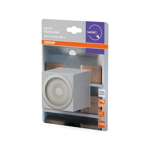 Lámpatest szekrény alatti LED éjjeli 32lm 4000K semleges fényű akkumulátoros fehér Gadget Osram