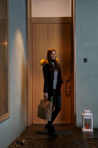 Kültéri LED mozgás- és alkonykapcsoló, fehér, IP55, Osram