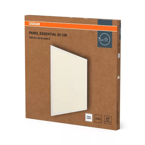 LED Mennyezeti Süllyesztett Panel 36W 4000K Semleges Fehér 3200lm Essentials Osram