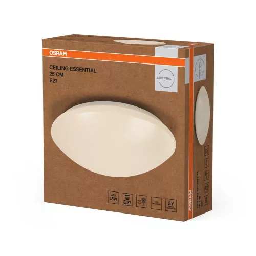 Homlokzati fali lámpa E27 fehér Essential Osram