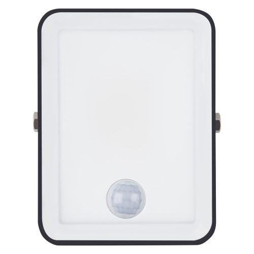 LED reflektor kültéri LED lámpa mozgás- és alkonykapcsolóval 10W 4000K semleges fekete Osram reflektor