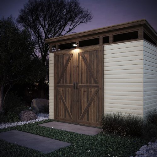 LED reflektor kültéri LED lámpa mozgás- és alkonykapcsolóval 10W 4000K semleges fekete Osram reflektor