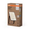LED reflektor kültéri LED lámpa mozgás- és alkonykapcsolóval 10W 4000K semleges fekete Osram reflektor
