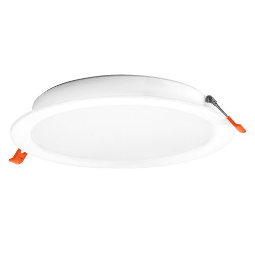6 db-os süllyesztett halogén LED mennyezeti spotlámpa, kerek, 18W, 1650lm, 6500K, hideg fehér, Essential Osram
