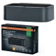 Endura Osram LED kerti fali lámpa alkonykapcsolóval 7.6W 520lm 3000K meleg, szabályozható szürke IP65