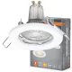 LED panel, süllyesztett lámpatest, LED spot GU10, 2,6 W, 2700 K, meleg fehér, 230 lm, Osram
