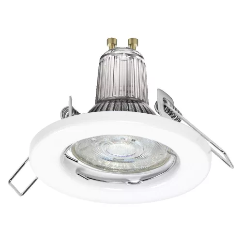 LED panel, süllyesztett lámpatest, LED spot GU10, 2,6 W, 2700 K, meleg fehér, 230 lm, Osram