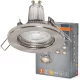 LED panel süllyesztett lámpatest LED spot GU10 2.6W 2700K meleg fehér 230lm nikkel Osram