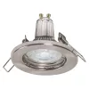LED panel süllyesztett lámpatest LED spot GU10 2.6W 2700K meleg fehér 230lm nikkel Osram