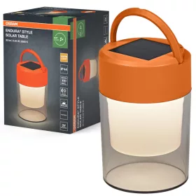   Endura Osram napelemes LED kerti lámpa, állólámpa, 0,42 W, 20 lm, 3000 K, meleg, szabályozható, narancssárga, IP44