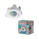 Süllyesztett LED mennyezeti lámpa, hermetikus, IP44, fürdőszobai, mozgatható, kerek, GU10, 4,7 W, 250 lm, 2700-6500 K, CCT, RGB, szabályozható fényerejű, IP65, fehér spot, Smart+ WiFi, süllyesztett, Osram