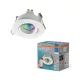 Süllyesztett LED mennyezeti lámpa, hermetikus, IP44, fürdőszobai, mozgatható, kerek, GU10, 4,7 W, 250 lm, 2700-6500 K, CCT, RGB, szabályozható fényerejű, IP65, fehér spot, Smart+ WiFi, süllyesztett, Osram