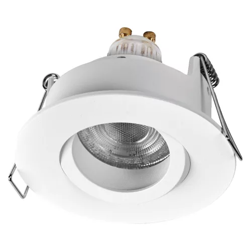 Süllyesztett LED mennyezeti lámpa, hermetikus, IP44, fürdőszobai, mozgatható, kerek, GU10, 4,7 W, 250 lm, 2700-6500 K, CCT, RGB, szabályozható fényerejű, IP65, fehér spot, Smart+ WiFi, süllyesztett, Osram