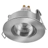 Süllyesztett LED mennyezeti lámpa, hermetikus, IP44, fürdőszobai, mozgatható, kerek, GU10, 4,7 W, 250 lm, 2700-6500 K, CCT, RGB, szabályozható fényerejű, IP65, nikkel spotlámpa, Smart+ WiFi, süllyesztett, Osram