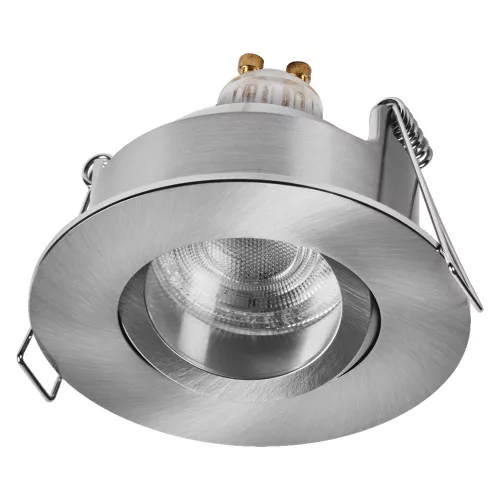 Süllyesztett LED mennyezeti lámpa, hermetikus, IP44, fürdőszobai, mozgatható, kerek, GU10, 4,7 W, 250 lm, 2700-6500 K, CCT, RGB, szabályozható fényerejű, IP65, nikkel spotlámpa, Smart+ WiFi, süllyesztett, Osram