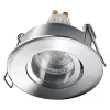 Süllyesztett LED mennyezeti lámpa, hermetikus, IP44, fürdőszobai, mozgatható, kerek, GU10, 4,7 W, 250 lm, 2700-6500 K, CCT, RGB, szabályozható fényerejű, IP65, króm, spotlámpa, Smart+ WiFi, süllyesztett, Osram