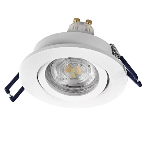 Süllyesztett halogén LED mennyezeti lámpa, mozgatható kerek, GU10, 4,7 W, 315 lm, 2700-6500 K, CCT, RGB, fehér spot, Smart+ WiFi, süllyesztett, Osram