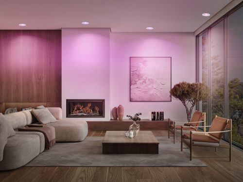 Süllyesztett halogén LED mennyezeti lámpa, mozgatható kerek, GU10, 4,7 W, 315 lm, 2700-6500 K, CCT, RGB, fehér spot, Smart+ WiFi, süllyesztett, Osram