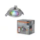Süllyesztett halogén LED mennyezeti lámpa, mozgatható kerek, GU10, 4,7 W, 315 lm, 2700-6500 K, CCT, RGB, szatén nikkel, Smart+ WiFi, süllyesztett, Osram