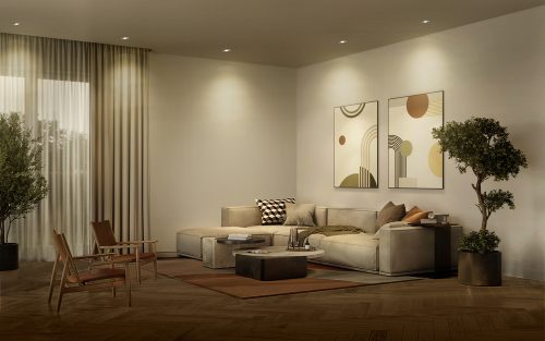 3 db süllyesztett halogén LED mennyezeti spotlámpa, mozgatható kerek, GU10, 4,5 W, 400 lm, 2700 K, meleg nikkel, szatén, süllyesztett, Osram