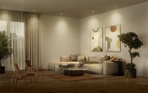 3 db süllyesztett halogén LED mennyezeti spotlámpa, mozgatható kerek, GU10, 4,5 W, 400 lm, 2700 K, meleg zöld, süllyesztett, Osram