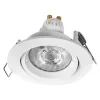 3 db süllyesztett halogén LED mennyezeti spotlámpa, mozgatható kerek, GU10, 2,6 W, 200 lm, 2700 K, meleg fehér, süllyesztett, Osram