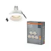 5 db süllyesztett halogén LED mennyezeti spotlámpa, kerek, GU10, 2,6 W, 200 lm, 2700 K, meleg fehér, süllyesztett, Osram