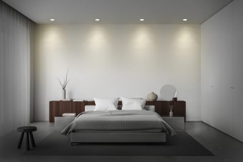 5 db süllyesztett halogén LED mennyezeti spotlámpa, kerek, GU10, 2,6 W, 200 lm, 2700 K, meleg fehér, süllyesztett, Osram