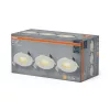 3 db süllyesztett halogén LED mennyezeti spotlámpa, kerek, 4,9 W, 220 lm, 2700 K, meleg fehér, süllyesztett, Osram