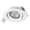 3 db süllyesztett halogén LED mennyezeti spotlámpa, mozgatható, kerek, 4,9 W, 280 lm, 2700 K, meleg fehér, süllyesztett, Osram
