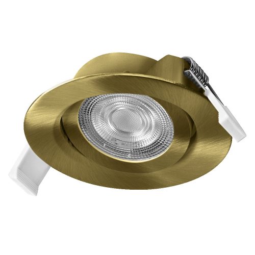 3 db süllyesztett halogén LED mennyezeti spotlámpa, mozgatható, kerek, 4,9 W, 270 lm, 2700 K, meleg zöld, süllyesztett Osram