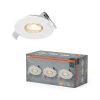 3 db süllyesztett halogén LED mennyezeti spotlámpa, kerek, 4,9 W, 280 lm, 2700 K, meleg fehér, süllyesztett, Osram