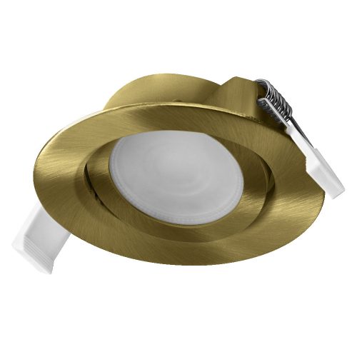 db süllyesztett halogén LED mennyezeti spotlámpa, mozgatható, kerek, 4,9 W, 210 lm, 2700/4000/6500K CCT, zöld spotlámpa, süllyesztett, Osram