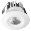 5 db-os LED mennyezeti lámpa szett, süllyesztett spotlámpa, hermetikus, IP44, fürdőszoba, kerek, 6W, 480lm, 3000K, meleg, szabályozható, IP44, fehér, mini Osram