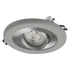Süllyesztett halogén LED mennyezeti spotlámpa kerek GU10 4.5W 400lm Meleg 2700K szatén nikkel Osram