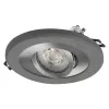 Süllyesztett halogén LED mennyezeti spotlámpa kerek GU10 4.5W 400lm 2700K meleg szatén nikkel Osram