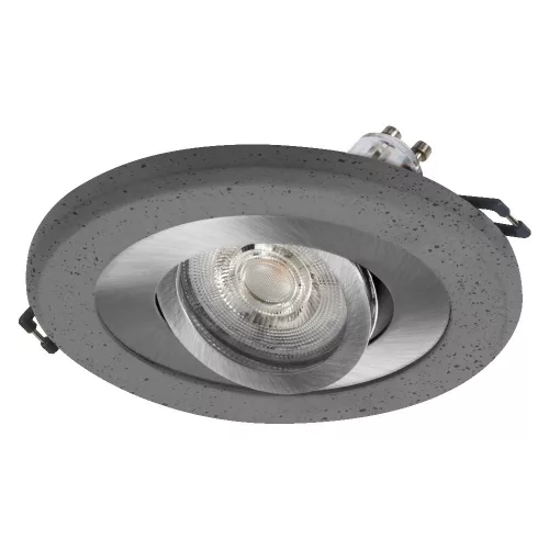 Süllyesztett halogén LED mennyezeti spotlámpa kerek GU10 4.5W 400lm 2700K meleg szatén nikkel Osram