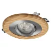 Süllyesztett halogén LED mennyezeti lámpa, kerek, GU10, 4,5 W, 400 lm, 2700 K, szatén nikkel, Osram