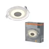 Süllyesztett halogén LED mennyezeti spotlámpa kerek 6W 240lm 2700K meleg fehér Osram