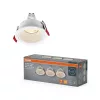 3 db süllyesztett halogén LED mennyezeti spotlámpa, kerek, GU10, 4,5 W, 400 lm, 2700 K, meleg fehér, Osram