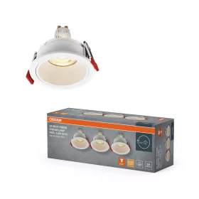   3 db süllyesztett halogén LED mennyezeti spotlámpa, kerek, GU10, 4,5 W, 400 lm, 2700 K, meleg fehér, Osram