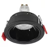 3 db süllyesztett halogén LED mennyezeti spotlámpa, kerek, GU10, 4,5 W, 400 lm, 2700 K, meleg fekete, Osram