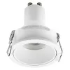 3 db süllyesztett halogén LED mennyezeti lámpa szett, kerek, GU10, 3W, 200lm, 2700K, meleg, szabályozható fehér, Osram