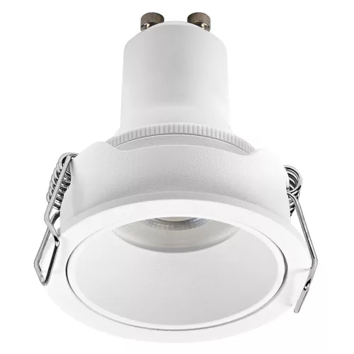 3 db süllyesztett halogén LED mennyezeti lámpa szett, kerek, GU10, 3W, 200lm, 2700K, meleg, szabályozható fehér, Osram
