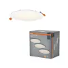 Süllyesztett halogén LED mennyezeti spotlámpa, kerek, 22W, 2000lm, 3000K, meleg fehér, Osram