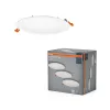 3 db süllyesztett halogén LED mennyezeti spotlámpa, kerek, 22 W, 2000 lm, 4000 K, semleges fehér, Osram