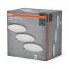 3 db süllyesztett halogén LED mennyezeti spotlámpa, kerek, 22 W, 2000 lm, 4000 K, semleges fehér, Osram