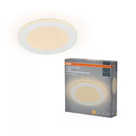   Süllyesztett halogén LED mennyezeti spotlámpa, kerek, 18W, 1400lm, 3000K, meleg fehér, Osram