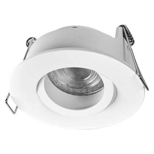 3 db-os LED spot mennyezeti lámpa szett, süllyesztett, hermetikus, IP44, fürdőszoba, kerek, GU10, 4,5 W, 320 lm, 2700 K, meleg fehér, IP65, süllyesztett, Osram